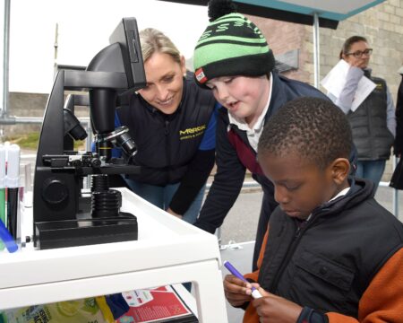 Nearly 820 Children at Five Schools in Co. Cork Were Recently Visited by a Mobile Science Lab Run by Science and Technology Company Merck