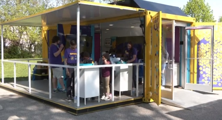 Growing STEM: The Curiosity Cube mobile lab visits Cleveland